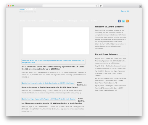 WordPress theme Daily WordPress Theme - zntr.com