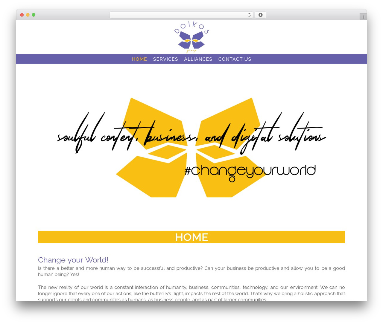 WordPress theme Ascend - doikosgroup.com