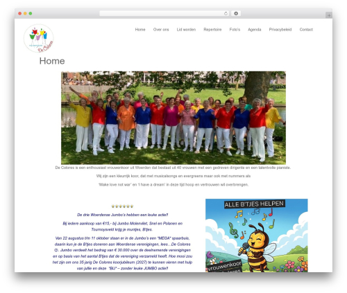 WP theme Bootstrap Basic - decolores.nl