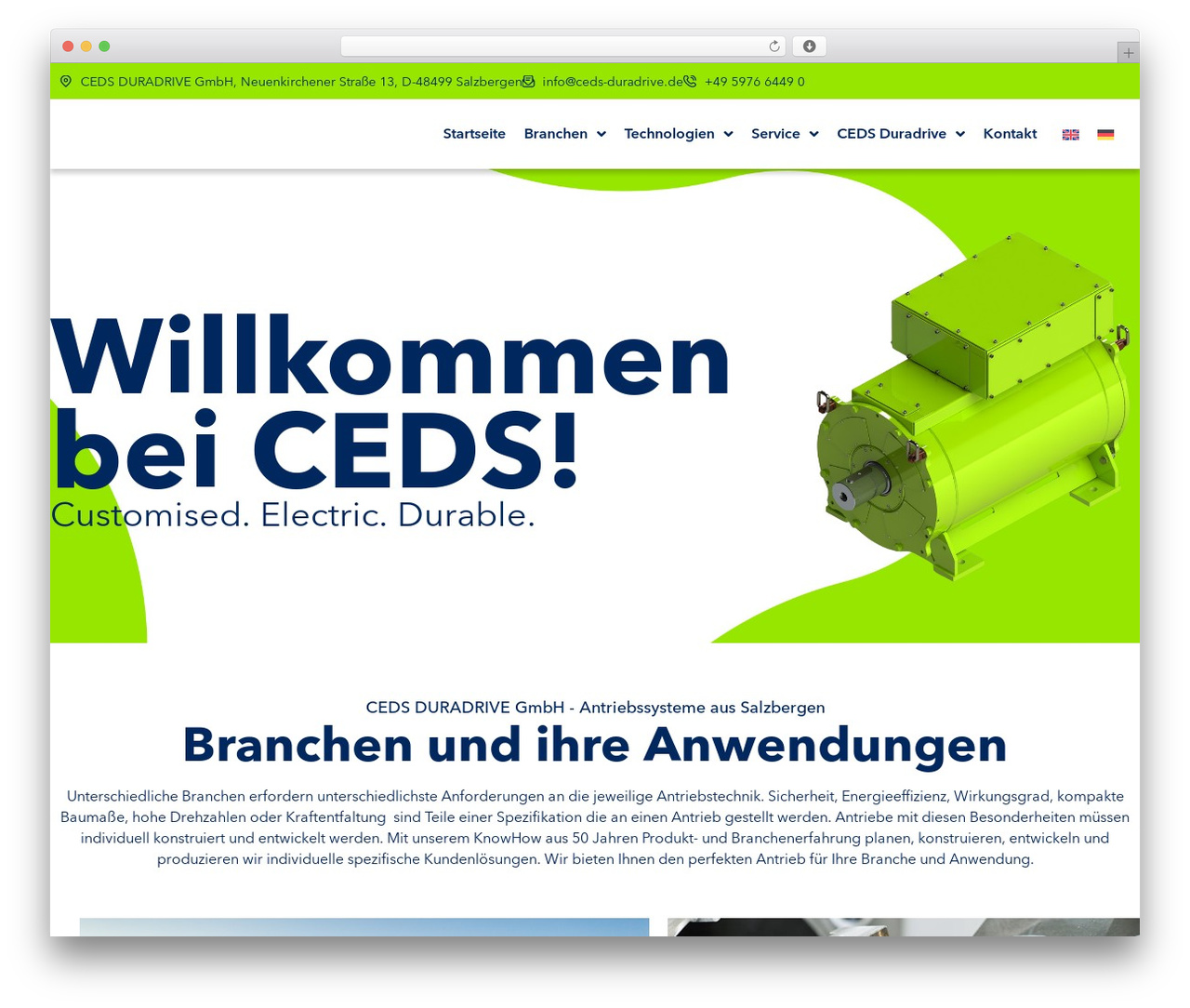 CEDS Duradrive WordPress-Theme WordPress theme - ceds-duradrive.de