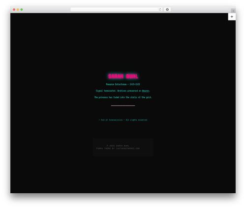 Forma WordPress theme - sarahbuhl.com