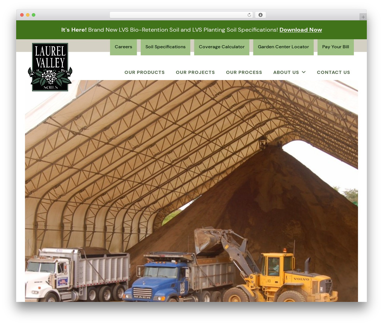 Laurel Valley Soils theme WordPress - laurelvalleysoils.com