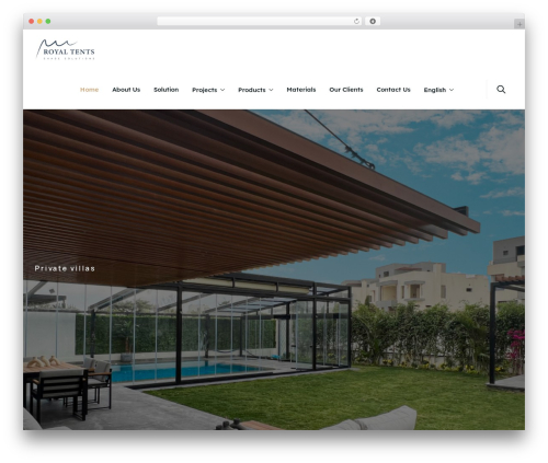 Interiar core WordPress plugin - royaltents.net