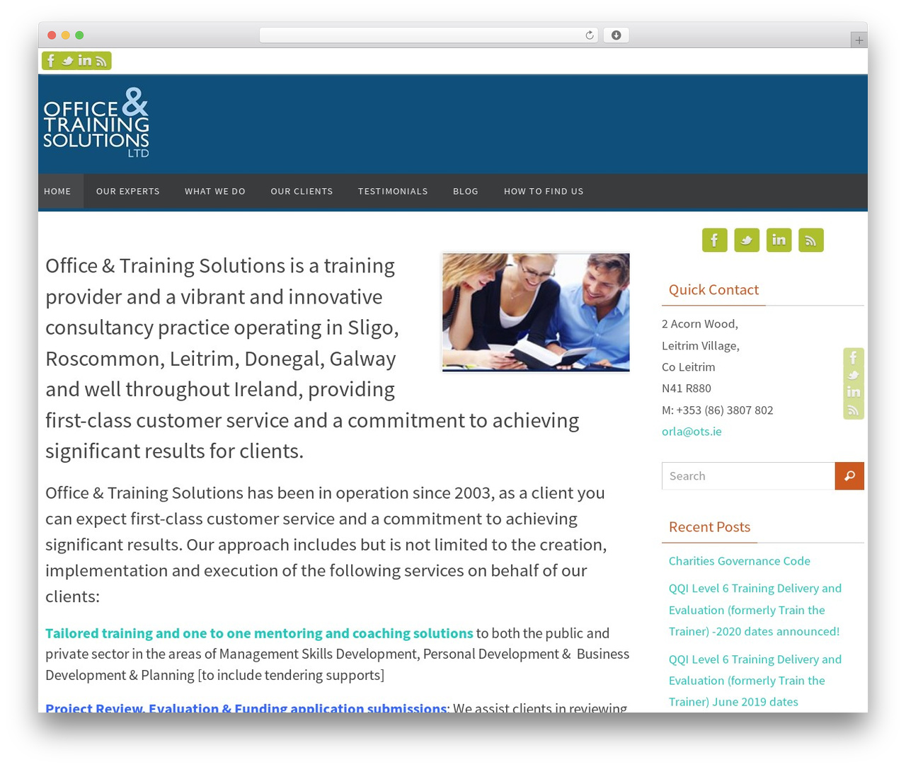 Nirvana theme WordPress - ots.ie Nirvana theme WordPress - ots.ie