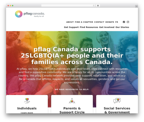 Orange Framework best WordPress theme - pflagcanada.ca