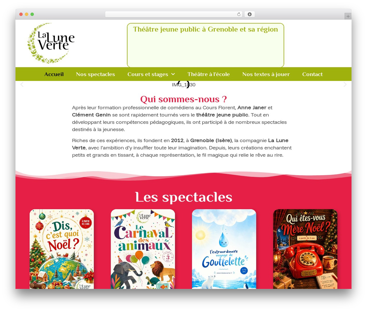 Theme WordPress Chris Gaillard - laluneverte.fr Theme WordPress Chris Gaillard - laluneverte.fr