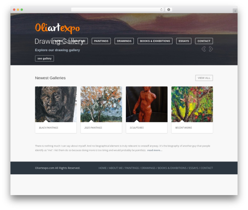 Theme WordPress Wave - oliartexpo.com