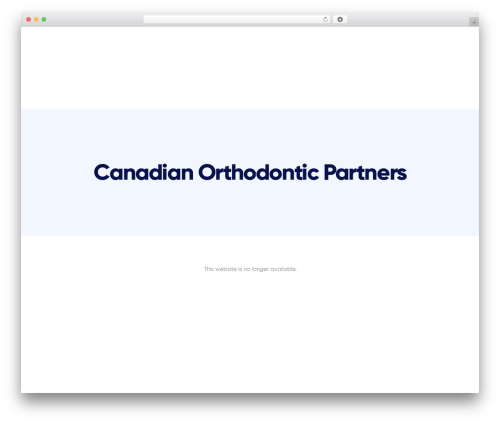 WordPress theme Innovio - canadianorthodonticpartners.com