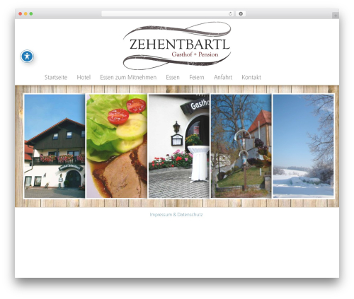 WordPress theme Minimatica - gasthof-zehentbartl.de