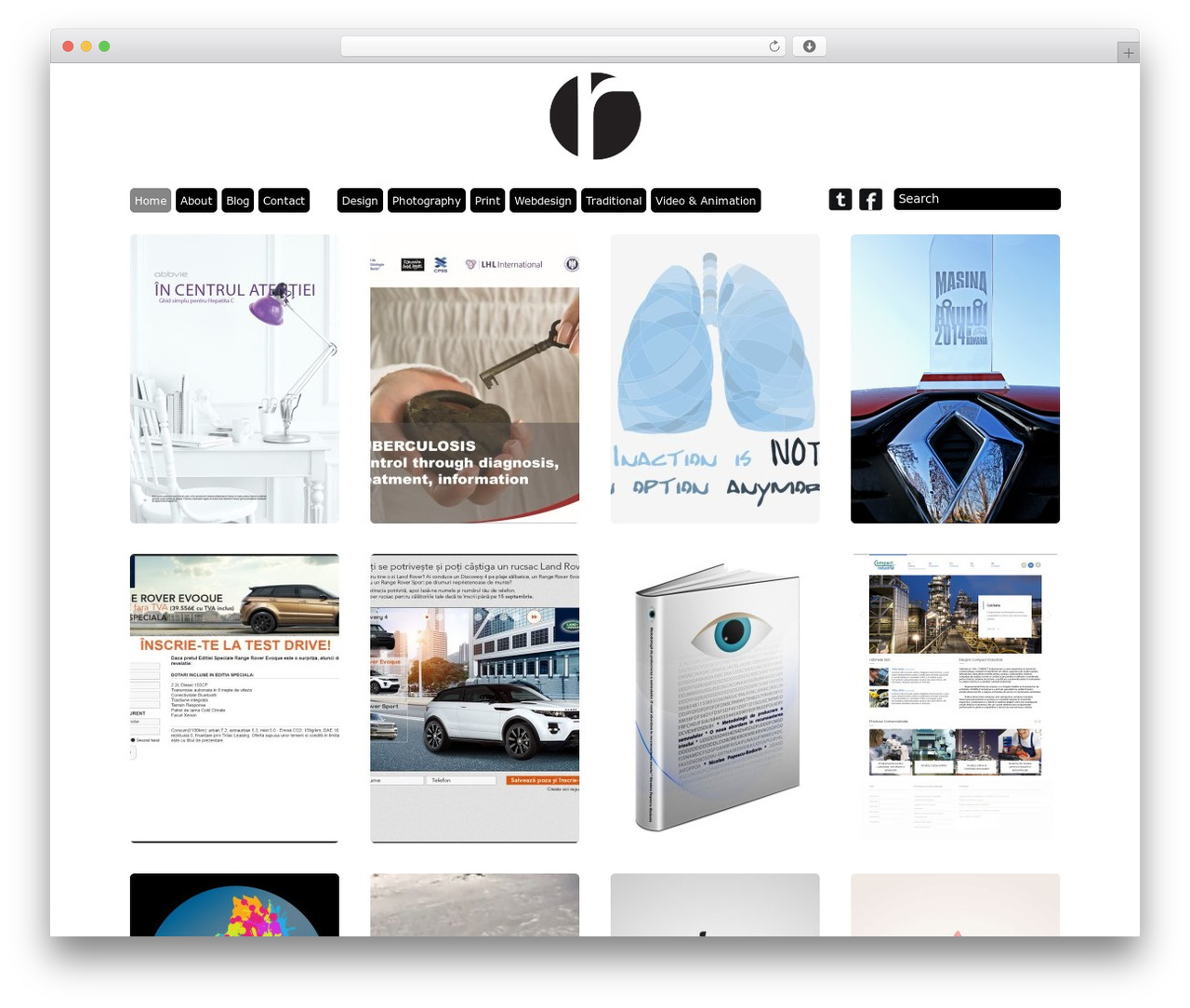 Grid Theme Responsive WordPress theme - 3sq.ro