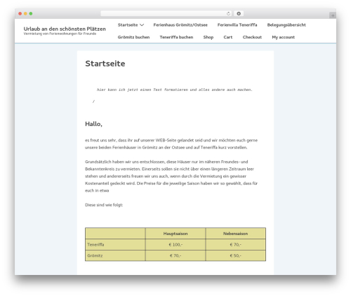 Woocommerce german market light WordPress plugin - sailandsun.de