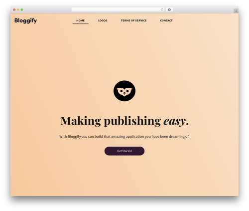 Nicepage WordPress plugin - bloggify.org