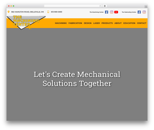 TMC WordPress theme - themachiningcenter.com