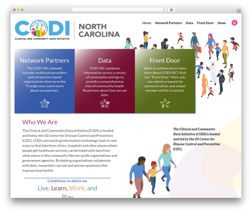 WordPress theme CODI Theme - codinetworknc.org