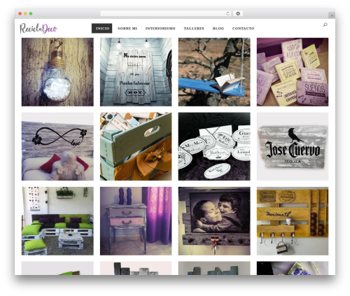 WordPress theme Creator - recicladeco.com