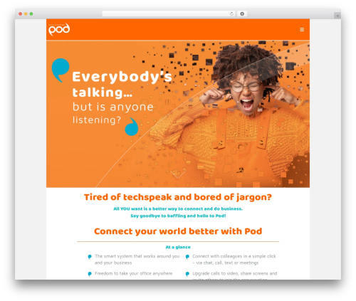 WordPress theme POD - podunifiedcomms.com