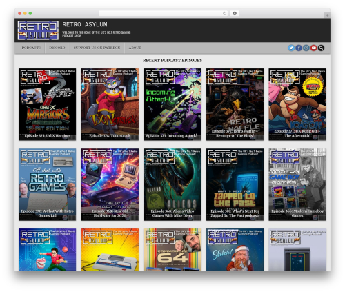 WordPress theme Simple Grid PRO - retroasylum.com