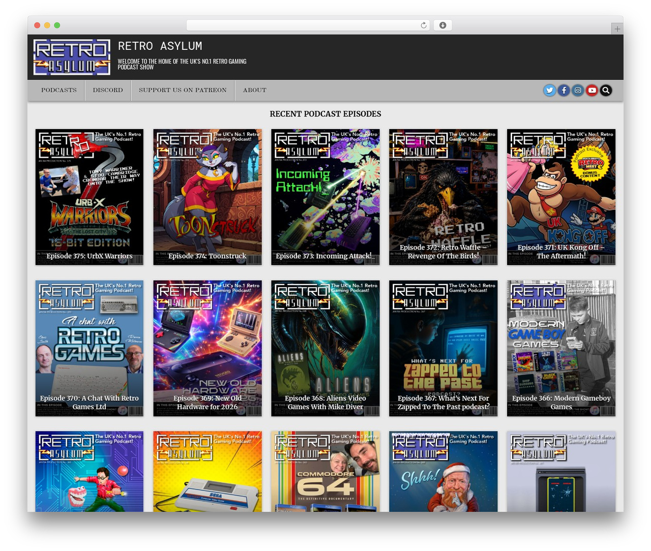 WordPress theme Simple Grid PRO - retroasylum.com