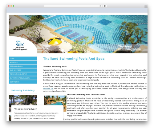 WordPress theme Standard Lite - thailandswimmingpools.com