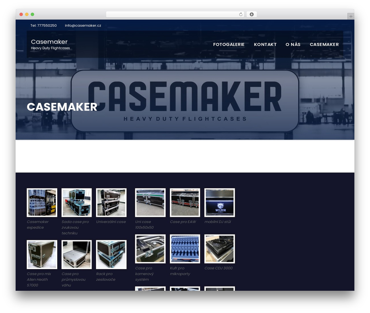 Busiup WordPress theme - casemaker.cz