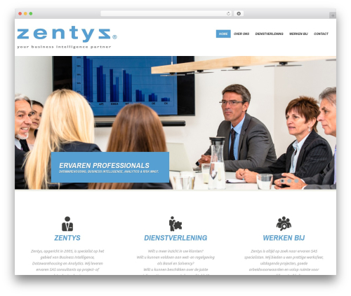 cherry WordPress theme - zentys.nl