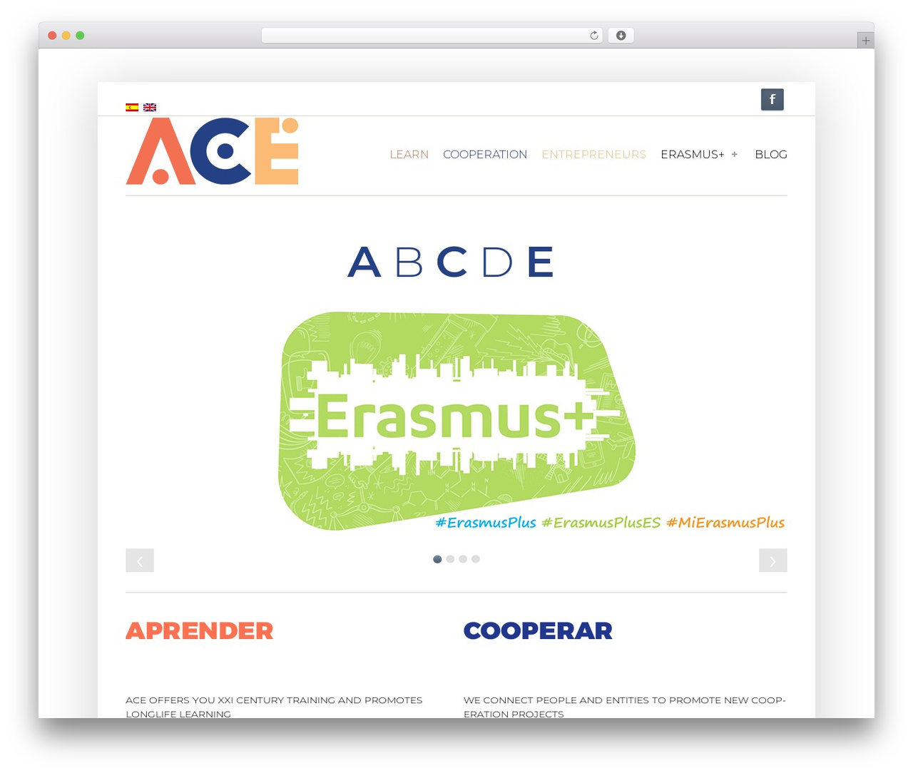 Theme WordPress SimpleCorp - ace.org.es