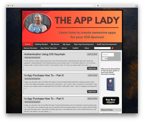 WordPress theme Asteroid - applady.net