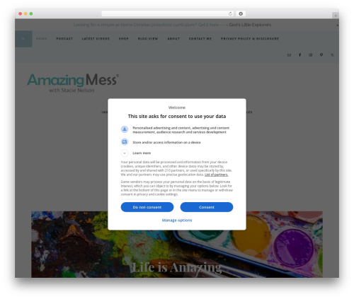 WordPress theme Beloved Theme - amazingmess.com