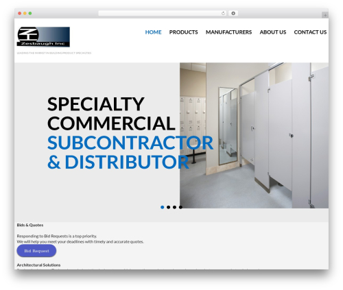 WordPress theme cherry - zesbaugh.com