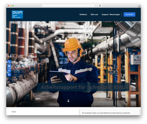 WordPress theme DWA Theme - arbeitsrapport.ch