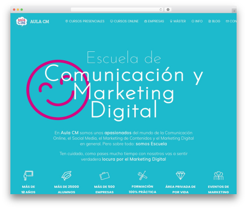 Angle WordPress theme - aulacm.com