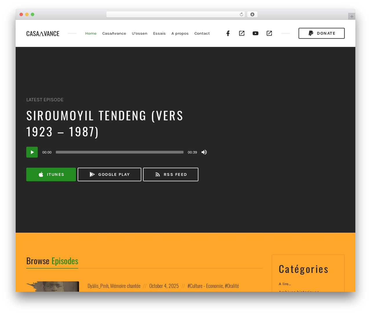 Castilo WordPress theme - casavance.net