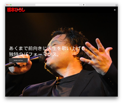 DIVA WordPress theme design - hashimoto-hiroshi.com