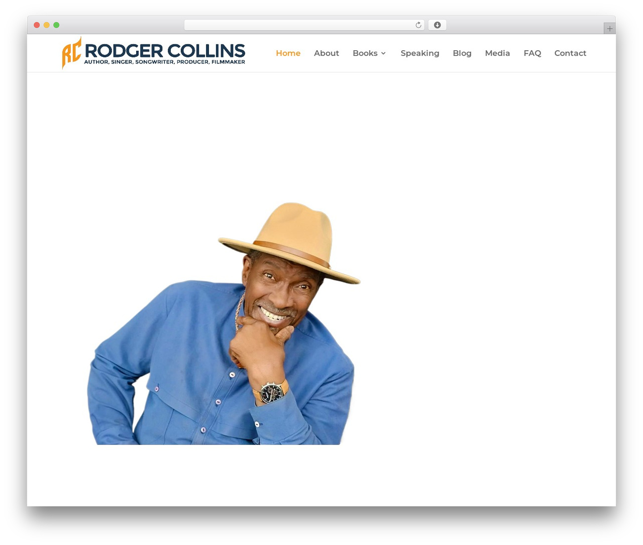 Rodger Collins theme WordPress - rodgercollins.com
