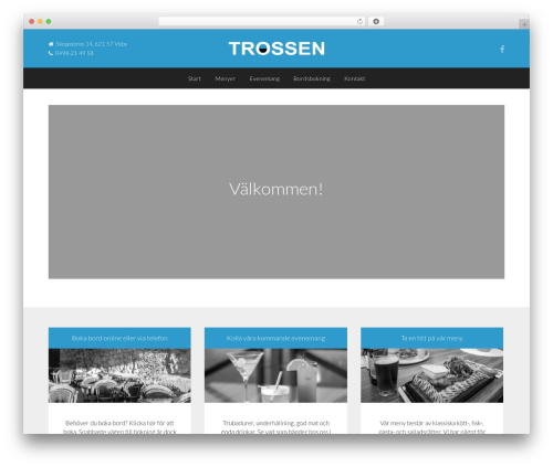 ESPRESSO WordPress theme - trossen.se