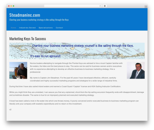 Genesis premium WordPress theme - steadmaninc.com
