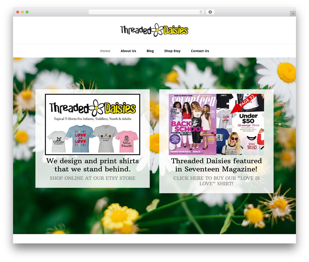 Genesis WordPress theme - threadeddaisies.com Genesis WordPress theme - threadeddaisies.com