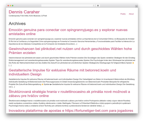 Hello Elementor theme WordPress - denniscaraher.com