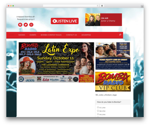 Hello Elementor WordPress theme - bombaradio.com