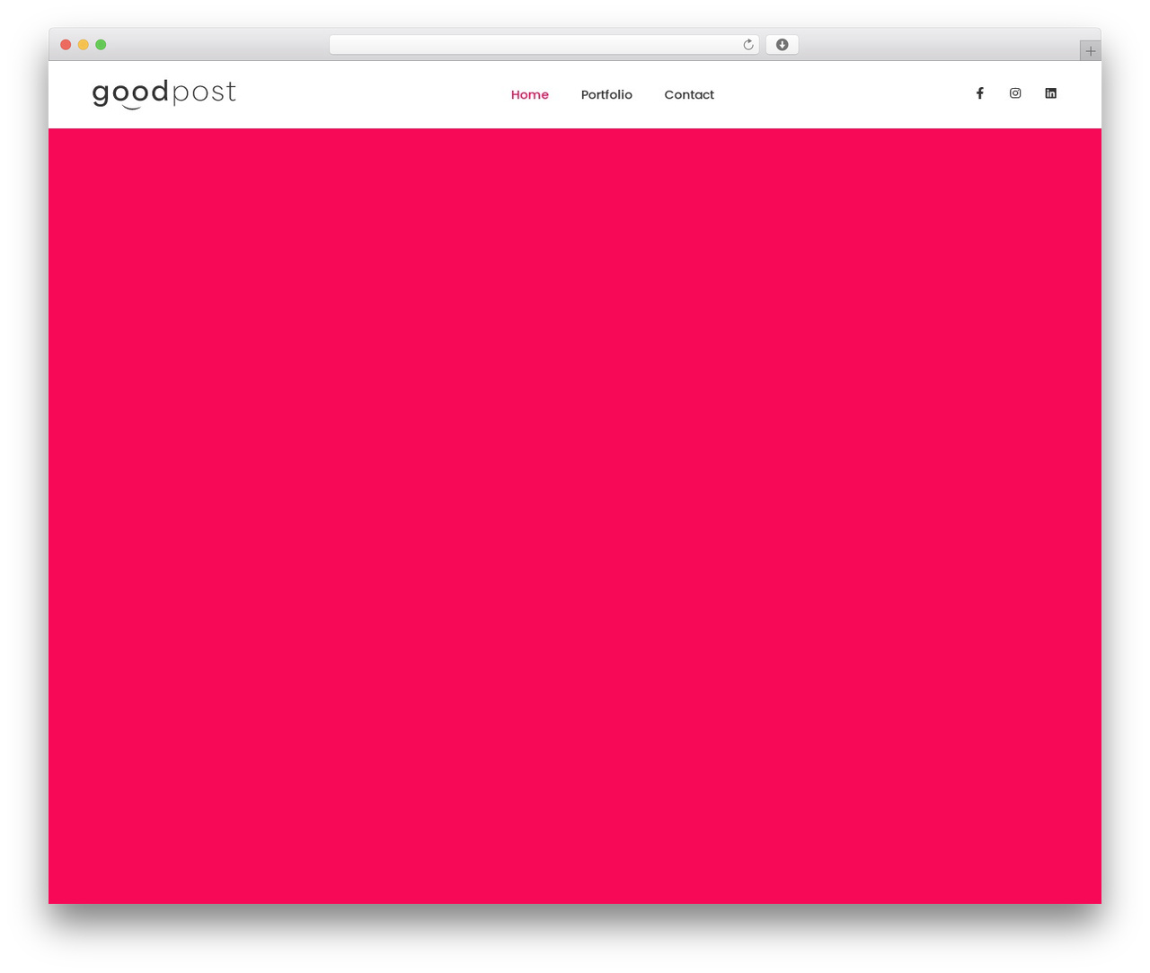 Litho WordPress theme - goodpost.pro