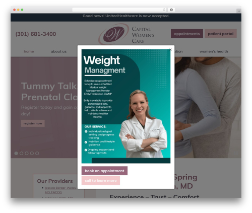Mypractis WordPress plugin - obgyncapitalwomenscare.com