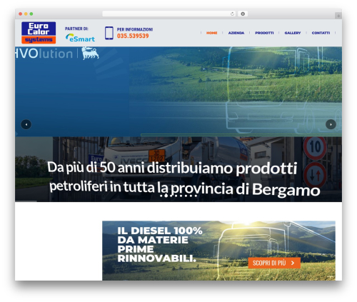 OilDrop theme WordPress - eurocalorsystems.com