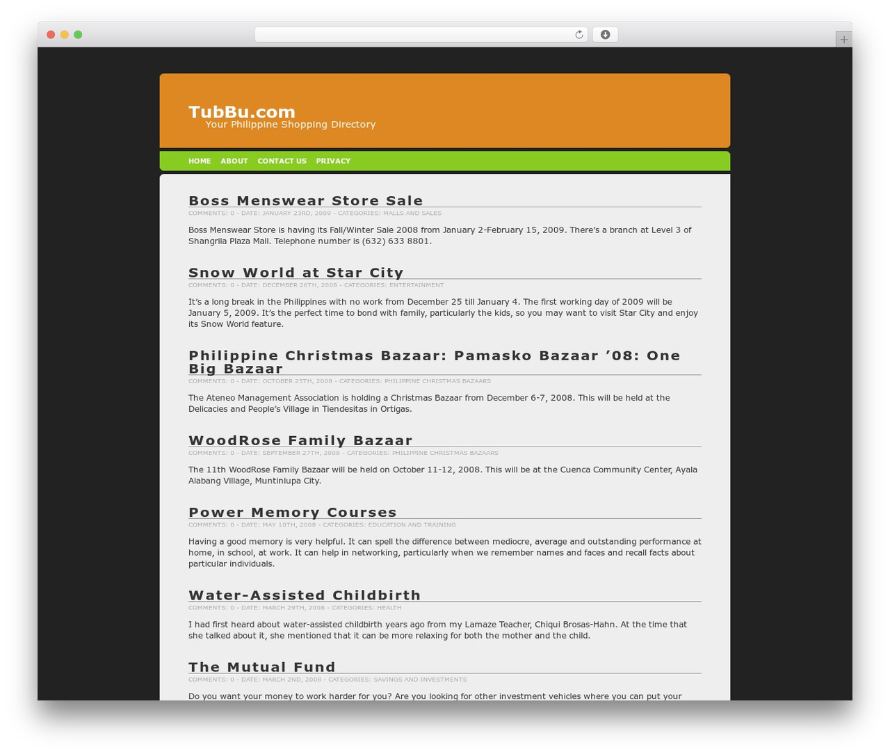 RoundFlow WordPress ecommerce theme - tubbu.com RoundFlow WordPress ecommerce theme - tubbu.com