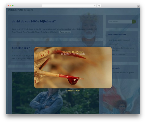 Salinger WordPress theme design - defenderoftheword.org Salinger WordPress theme design - defenderoftheword.org