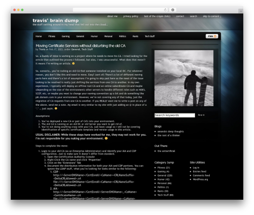 Theme WordPress Pixel - travis.sarbin.net