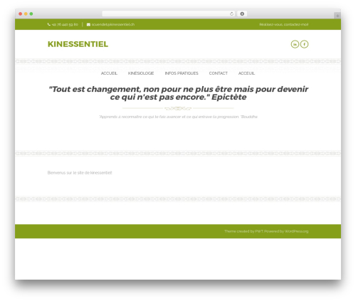 Theme WordPress Onsen - kinessentiel.ch