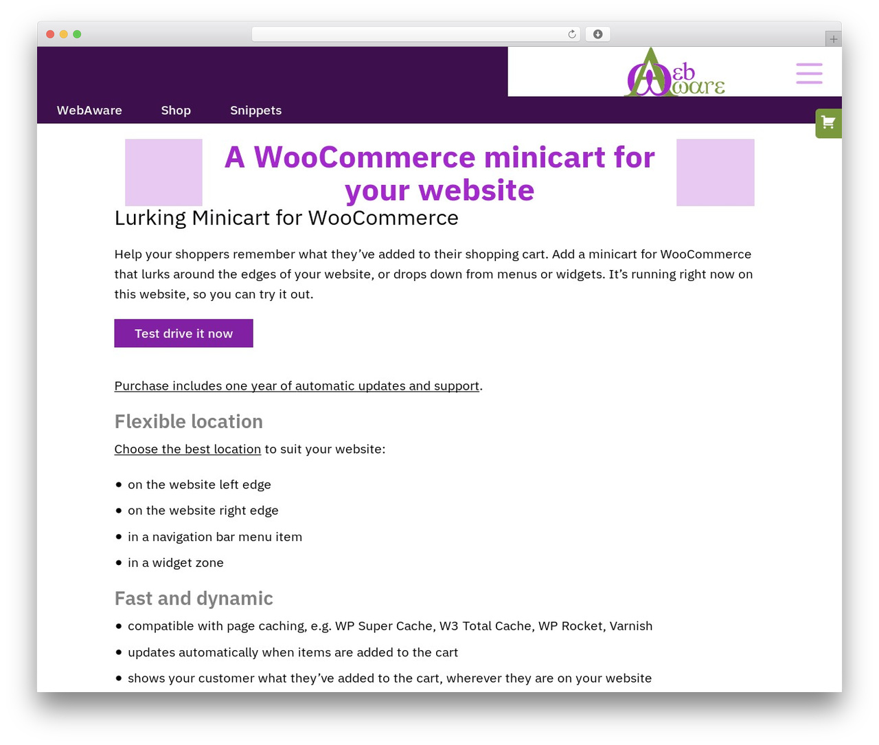 WebAware WordPress theme - lurking-minicart.webaware.net.au WebAware WordPress theme - lurking-minicart.webaware.net.au