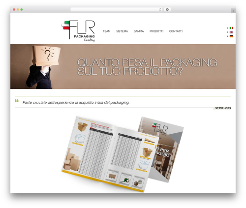 WordPress theme Panarea - flrpackaging.it