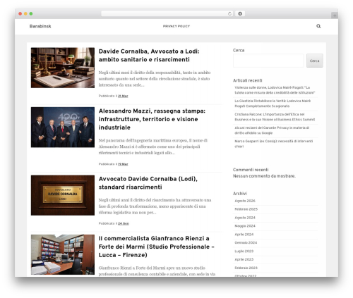 WordPress theme Satrah - barabinsk.net