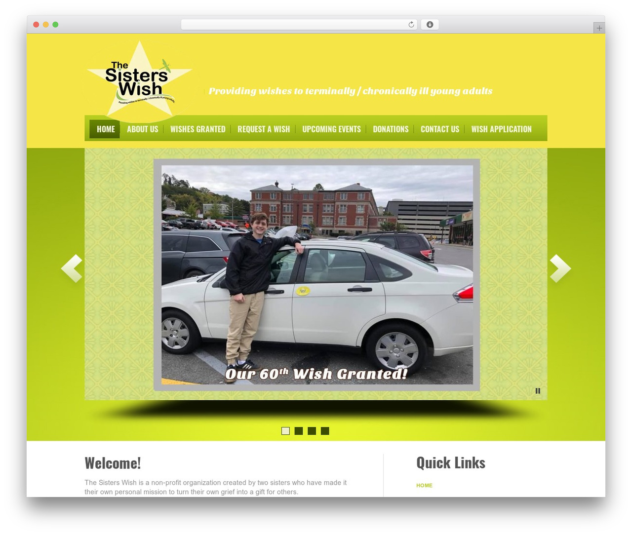 WordPress theme theme1777 - thesisterswish.org